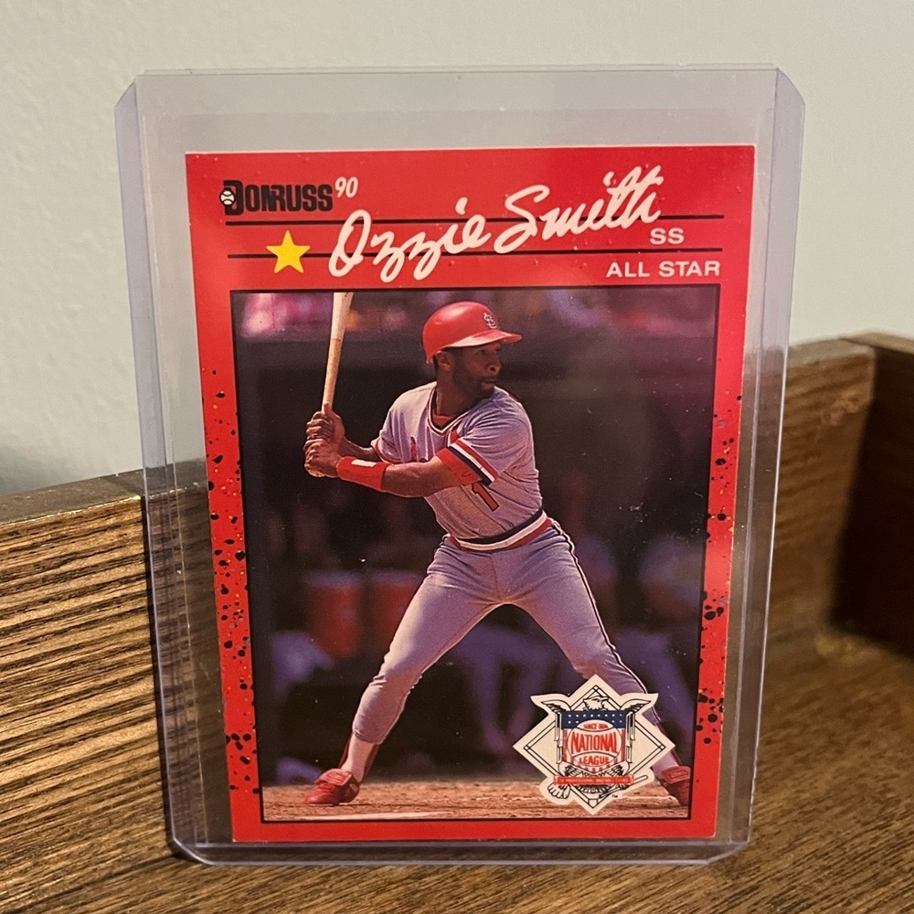 ⚾️ Vintage Donruss Leaf All Star Ozzie Smith MLB Baseball Card #710 RARE!